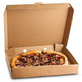 Plain Brown Pizza Box 12 Inch (1x100) | Henderson's Foodservice, Ireland