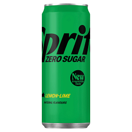 Sprite Lemon-Lime Zero Sugar Sleek Cans (24x330ml) | Henderson's ...