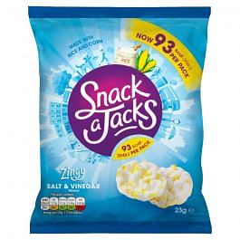 Snack a Jacks Salt & Vinegar Rice Cakes (24x23g) | Henderson's ...