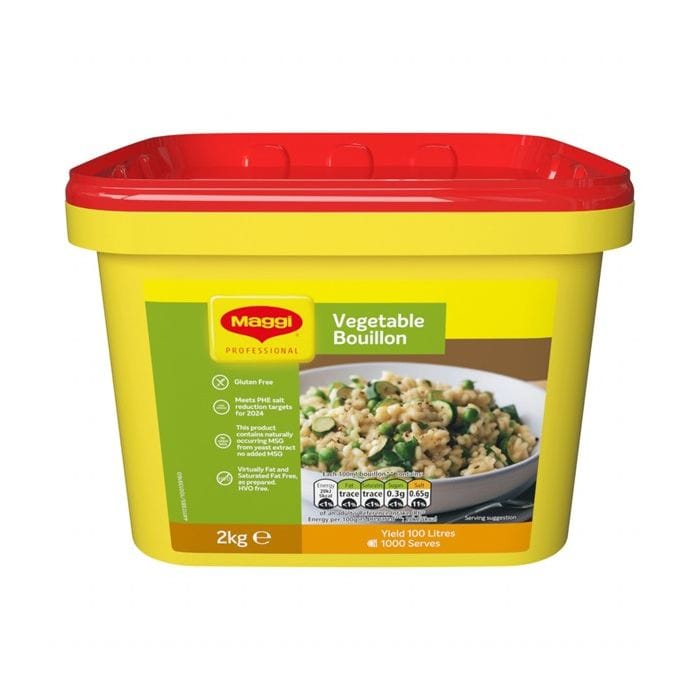 Maggi Vegetable Bouillon Gluten Free (2x2kg) Henderson's Foodservice