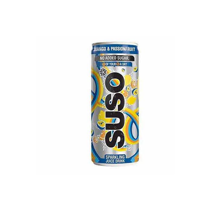 Suso Mango and Passionfruit Cans (24x250ml) | Henderson's Foodservice ...