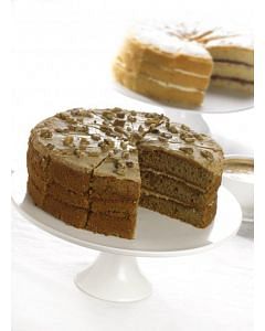 Battenberg Cake with Coffee and Walnuts - Avocado Pesto